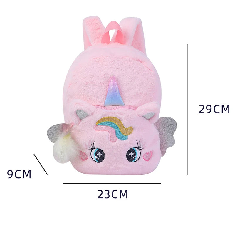 Mochila Escolar Infantil Unicornio – Estilo Princesa para Niñas (3–5 años, Espalda Acolchada) accesorios NovaVitalShop