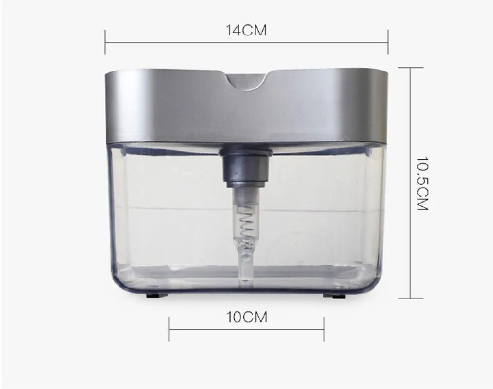 Dispensador Jabón VitalWash - 2 en 1 con Porta Esponja Cocina y Limpieza NovaVitalShop