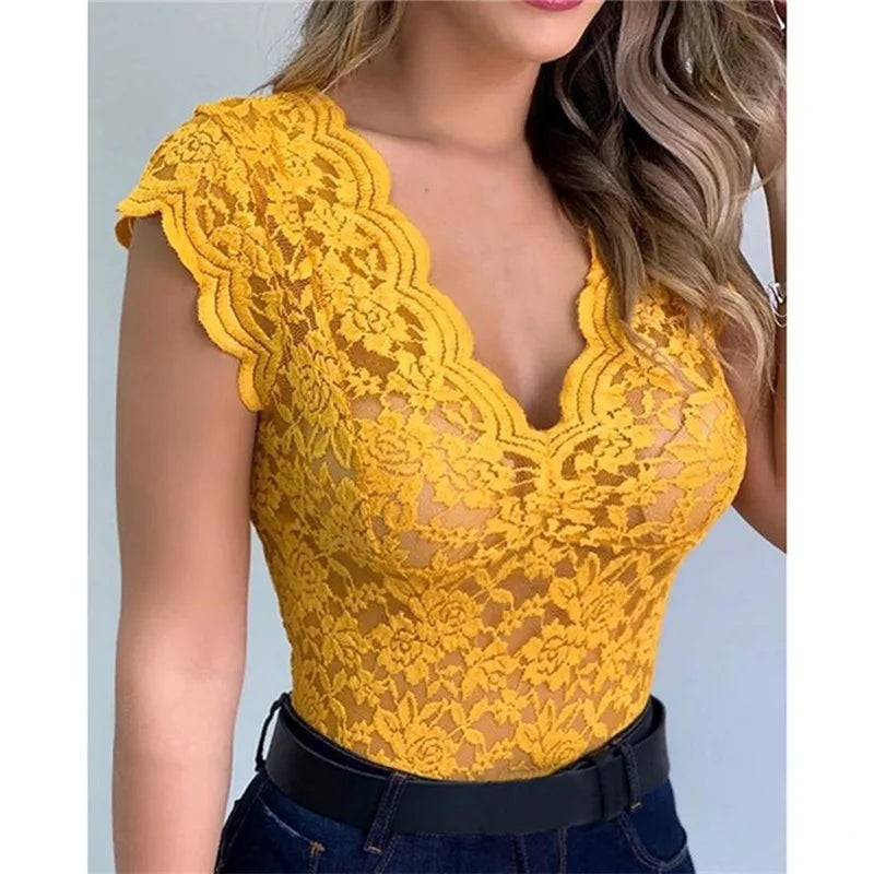 Brisa de Seda – Blusa Sin Mangas con Cuello en V y Corte Suelto para Mujer (Estilo Casual Elegante, Talla S–XXL) Camisetas Mujer Oversized NovaVitalShop