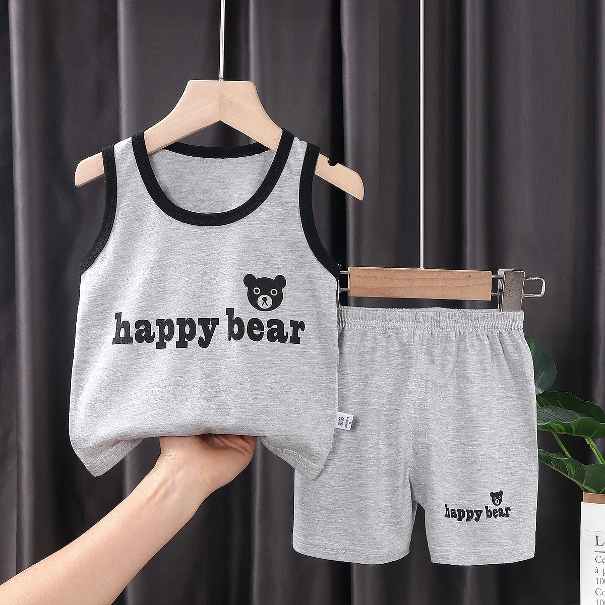 🧒 CottonPlay Vest Set – Conjunto Infantil de Verano 2 Piezas Conjuntos Infantiles / Ropa Deportiva Infantil / Sets 2 Piezas NovaVitalShop ST 3 6-7T