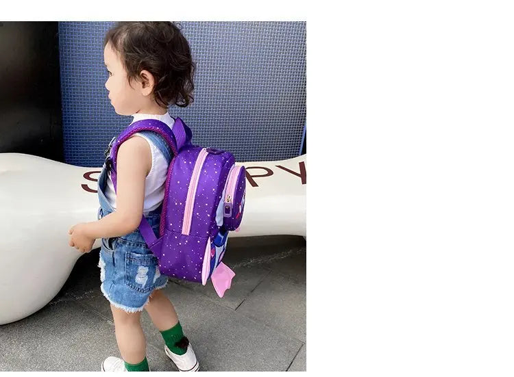 Mochila Infantil Cartoon – Mini Backpack con Correa de Seguridad para Niños y Niñas (2–6 años) accesorios NovaVitalShop