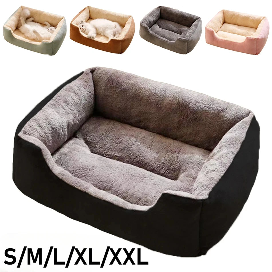 🐱 SnuggleNest – Cama Acolchada para Mascotas : Camas para mascotas / Pet Beds / Accesorios para descanso animal NovaVitalShop