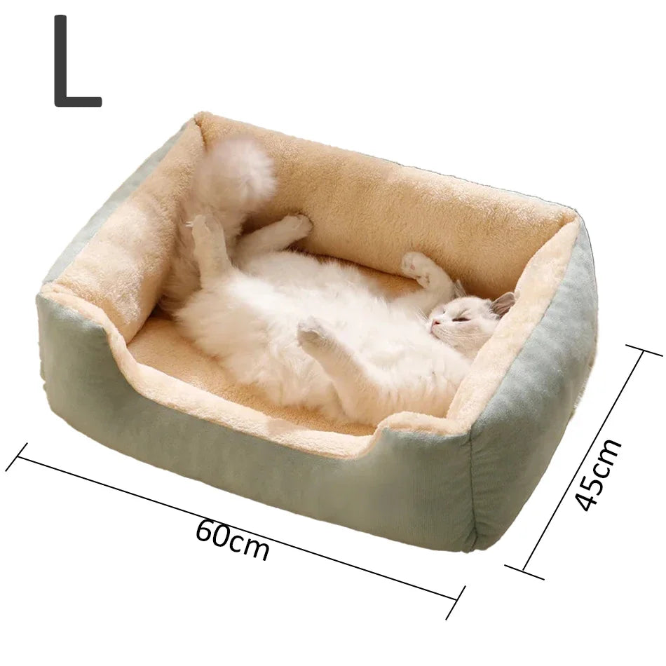 🐱 SnuggleNest – Cama Acolchada para Mascotas : Camas para mascotas / Pet Beds / Accesorios para descanso animal NovaVitalShop