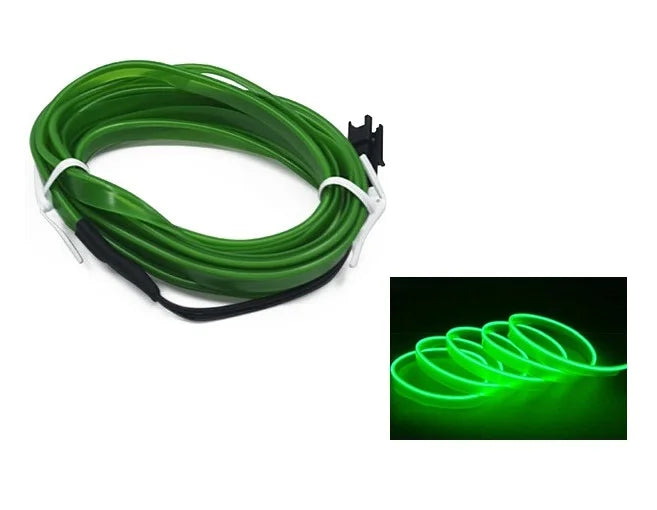 Tira LED Decorativa para Auto – Luz Ambiental Flexible USB (1M/3M/5M/10M, RGB Multicolor) auto NovaVitalShop