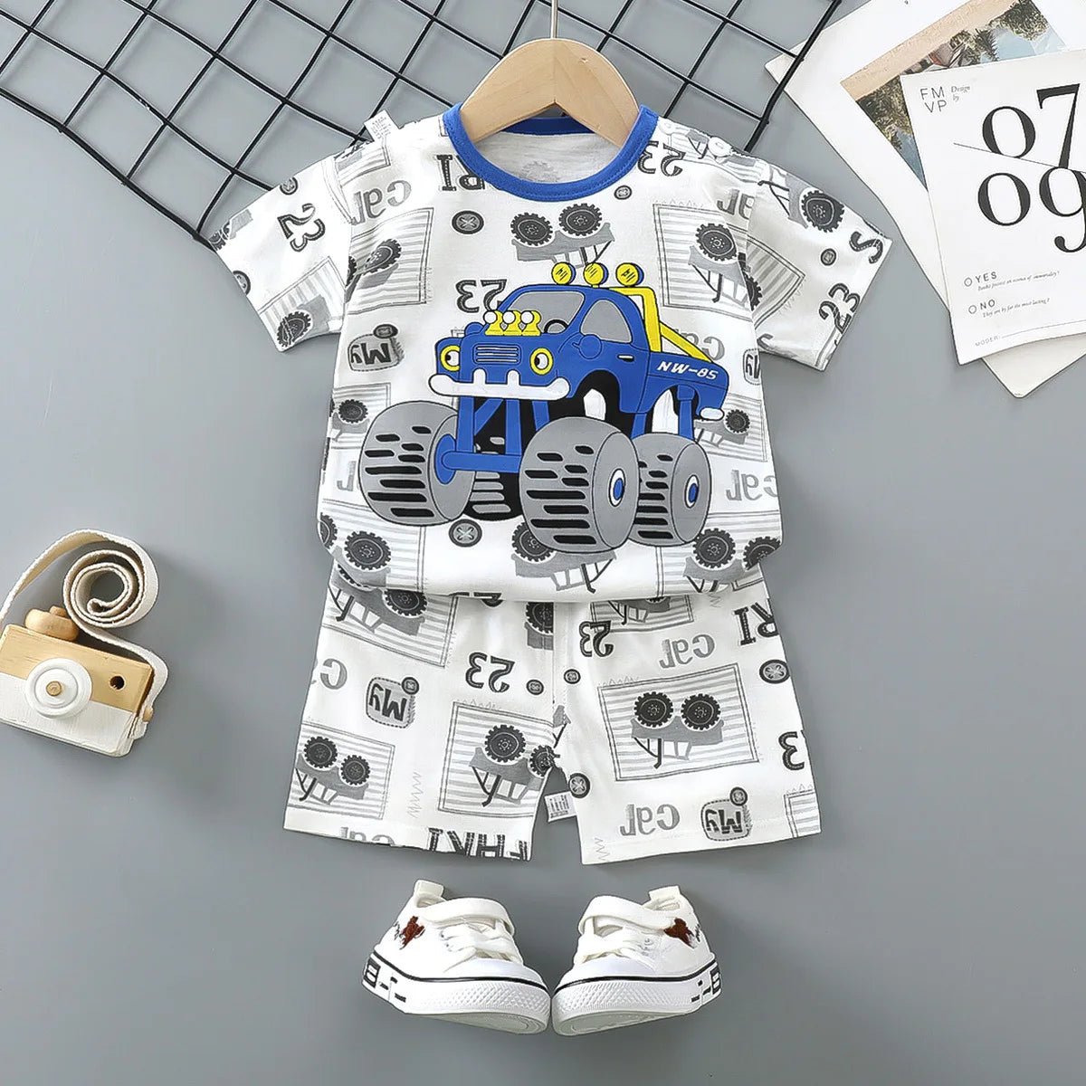 Conjunto Infantil de Verano 2 Piezas Pato Donald – Camiseta + Shorts Casual para Niño Conjunto 2 Piezas Niños NovaVitalShop 8 3T