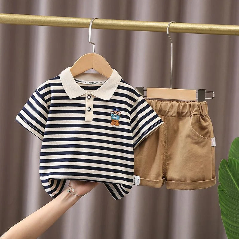 🧒 StyleTwins Cotton Set – Conjunto Infantil de Verano 2 Piezas Conjuntos Infantiles / Ropa Deportiva Infantil / Sets 2 Piezas NovaVitalShop Type 10 12M