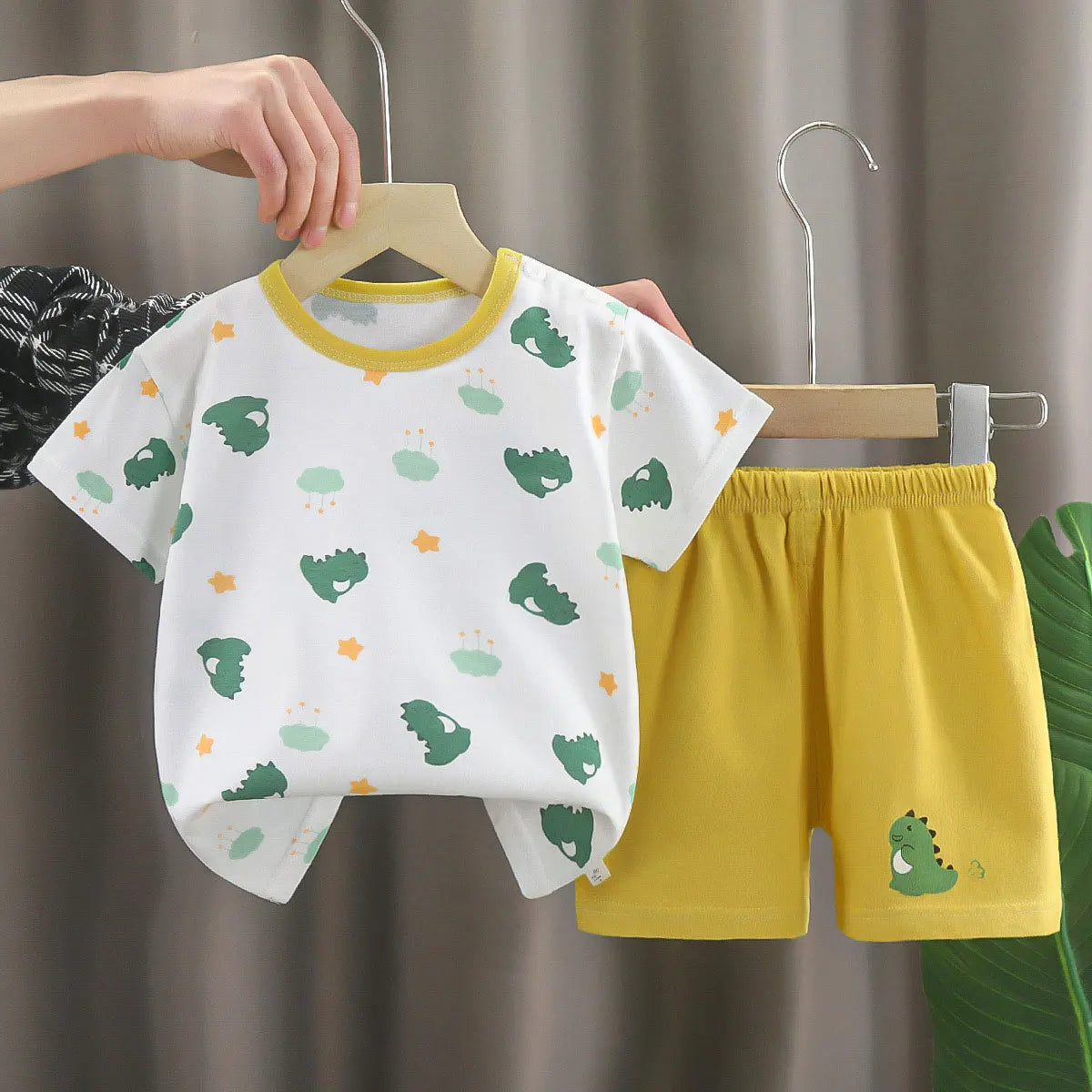 🧒 CottonJoy Summer Set – Ropa Infantil 2 Piezas para Niños y Niñas Conjunto 2 Piezas Niños NovaVitalShop ST4 3T