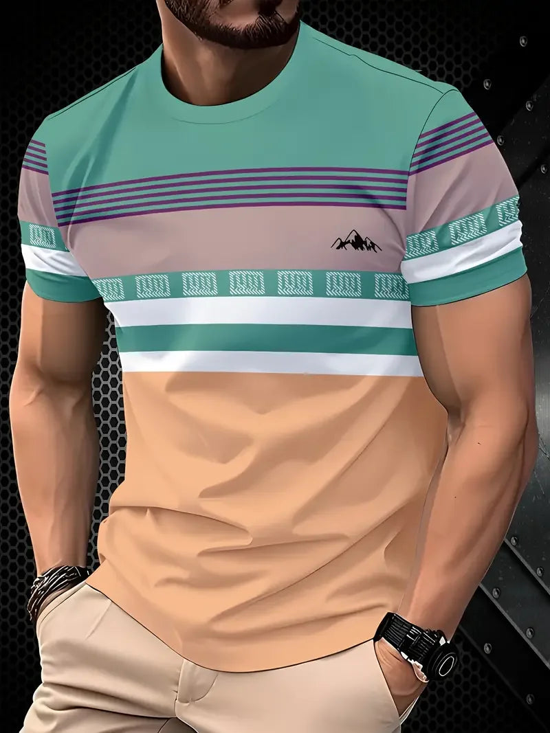 Camiseta VitalFlex Hombre – Cuello Redondo, Secado Rápido, Transpirable, Ideal para Entrenamiento y Uso Diario (S–2XL) Camisetas Oversized NovaVitalShop F202502250961522 L