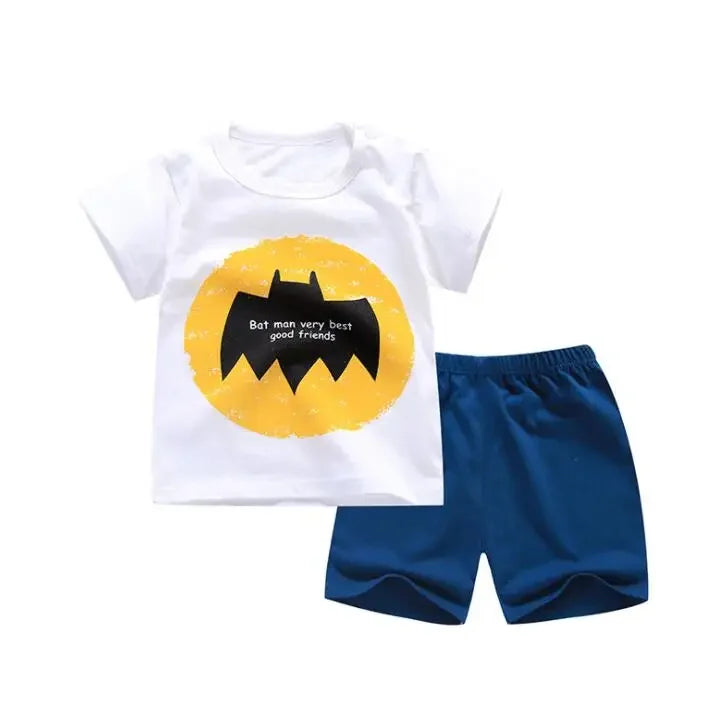 👕 Conjunto de Verano para Bebé – Camiseta y Shorts, Estilo Deportivo Unisex bebe NovaVitalShop