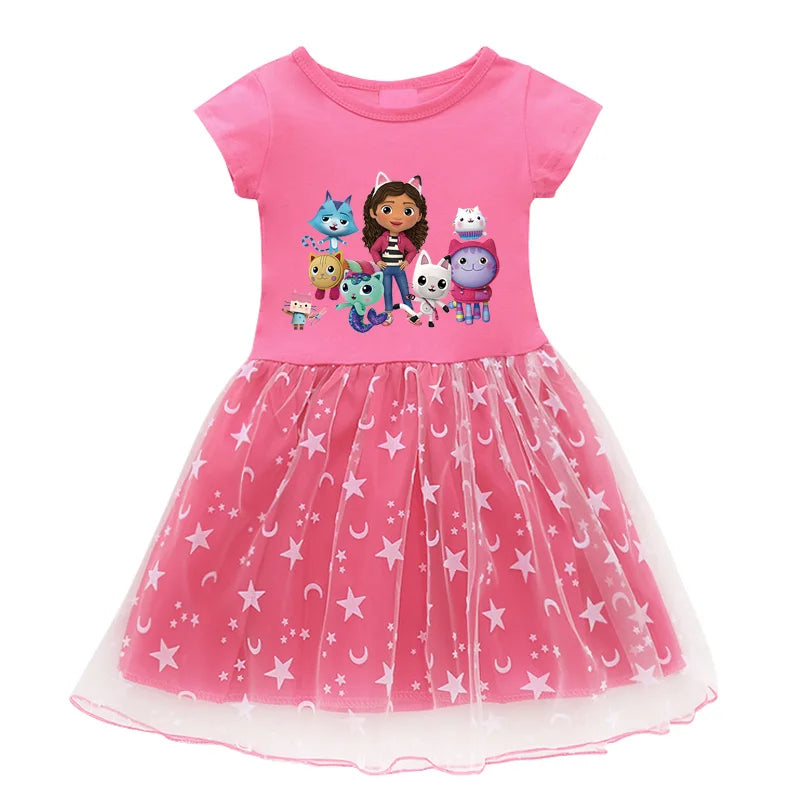 👗 Vestido de Verano Gabby’s Dollhouse – Princesa, Cosplay, con Bolso y Diadema Vestidos Infantiles NovaVitalShop Dress CHINA 120
