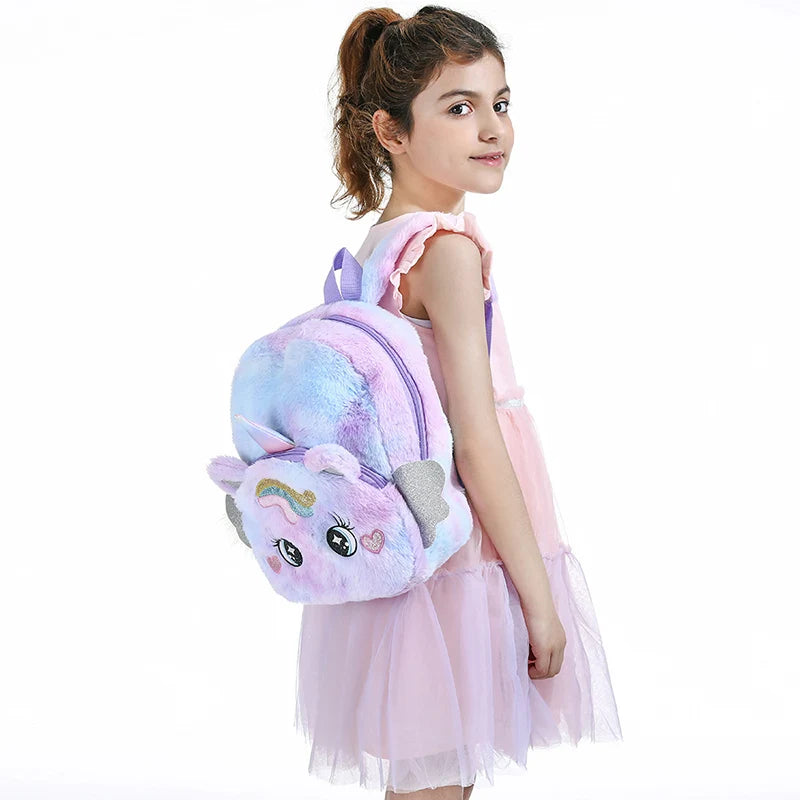 Mochila Escolar Infantil Unicornio – Estilo Princesa para Niñas (3–5 años, Espalda Acolchada) accesorios NovaVitalShop