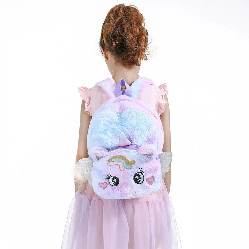 Mochila Escolar Infantil Unicornio – Estilo Princesa para Niñas (3–5 años, Espalda Acolchada) accesorios NovaVitalShop