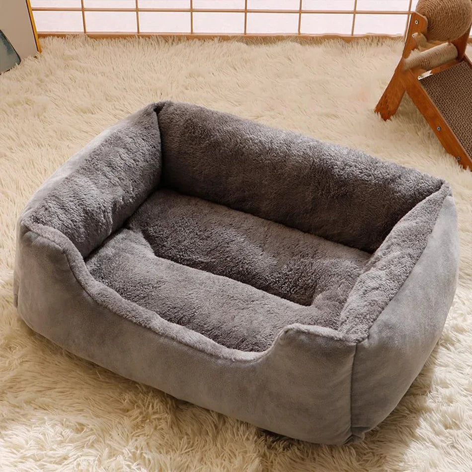 🐱 SnuggleNest – Cama Acolchada para Mascotas : Camas para mascotas / Pet Beds / Accesorios para descanso animal NovaVitalShop