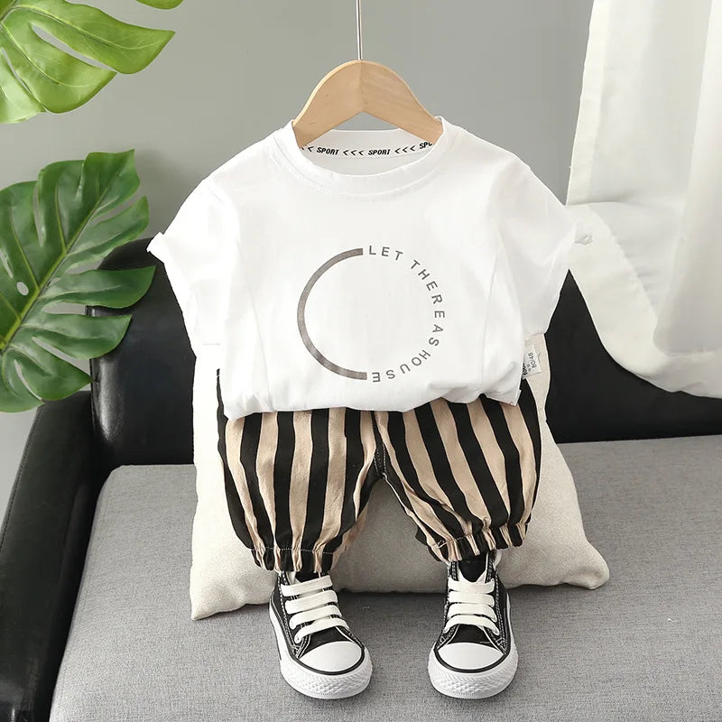 🧒 StyleTwins Cotton Set – Conjunto Infantil de Verano 2 Piezas Conjuntos Infantiles / Ropa Deportiva Infantil / Sets 2 Piezas NovaVitalShop