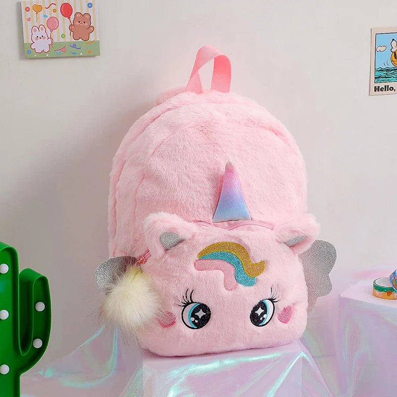 Mochila Escolar Infantil Unicornio – Estilo Princesa para Niñas (3–5 años, Espalda Acolchada) accesorios NovaVitalShop