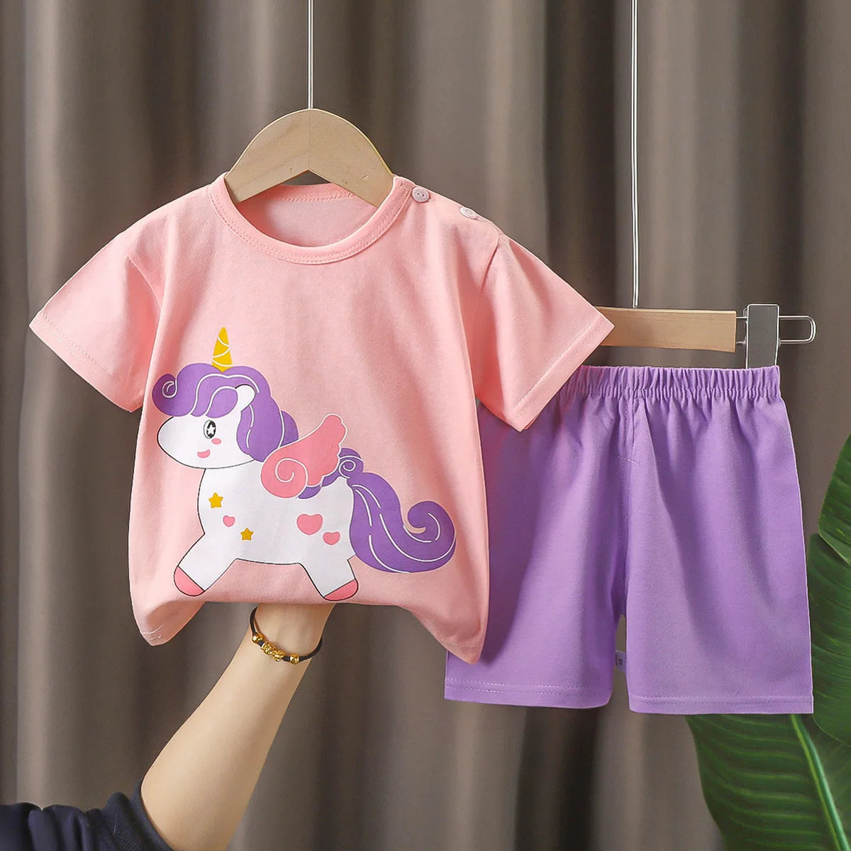 Conjunto Infantil de Verano 2 Piezas Pato Donald – Camiseta + Shorts Casual para Niño Conjunto 2 Piezas Niños NovaVitalShop z2 12M