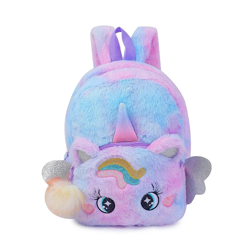Mochila Escolar Infantil Unicornio – Estilo Princesa para Niñas (3–5 años, Espalda Acolchada)