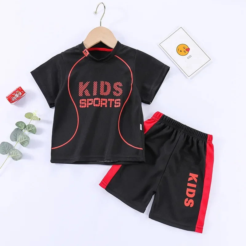 🧒 ActivePlay Sports Set – Conjunto Deportivo Infantil 2 Piezas Conjuntos Infantiles / Ropa Deportiva Infantil / Sets 2 Piezas NovaVitalShop Black KIDS 2Y 90cm