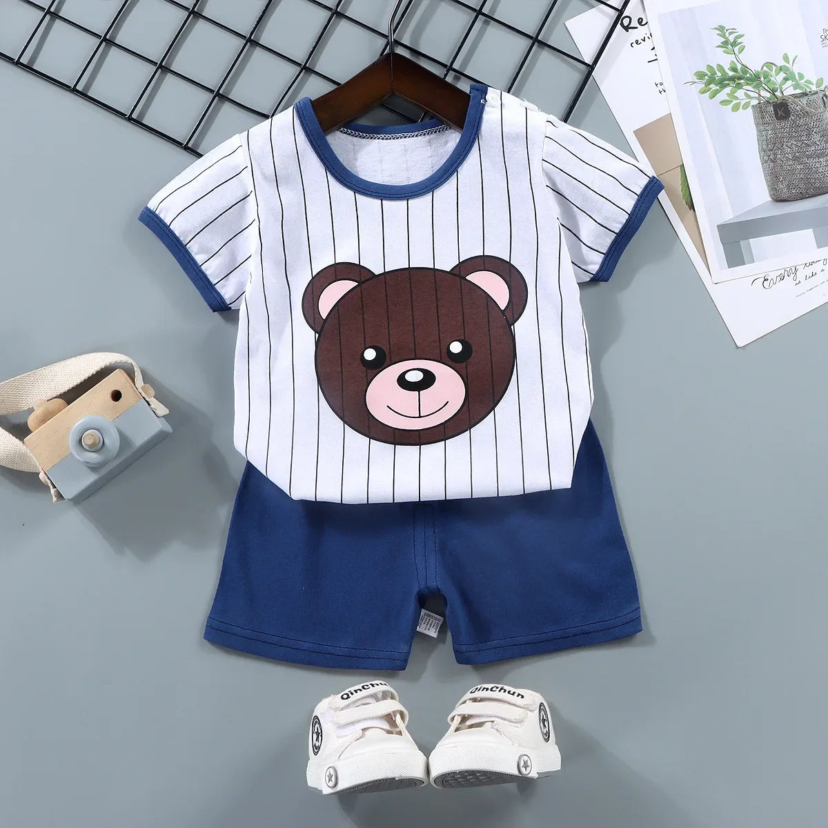 🧒 SunnyTwins Cotton Set – Ropa Infantil de Verano 2 Piezas Conjunto 2 Piezas Niños NovaVitalShop style 8 6T-7T