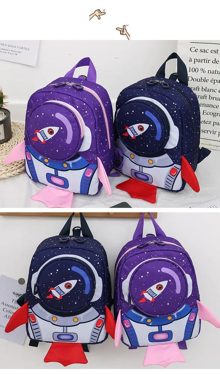 Mochila Infantil Cartoon – Mini Backpack con Correa de Seguridad para Niños y Niñas (2–6 años) accesorios NovaVitalShop