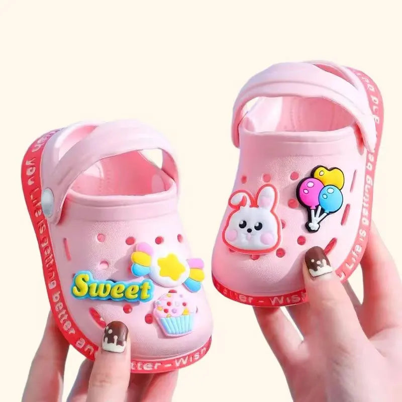 👟 BeachBuddies Hole Sandals – Zapatos Infantiles de Verano con Diseño Cartoon Calzado Infantil NovaVitalShop