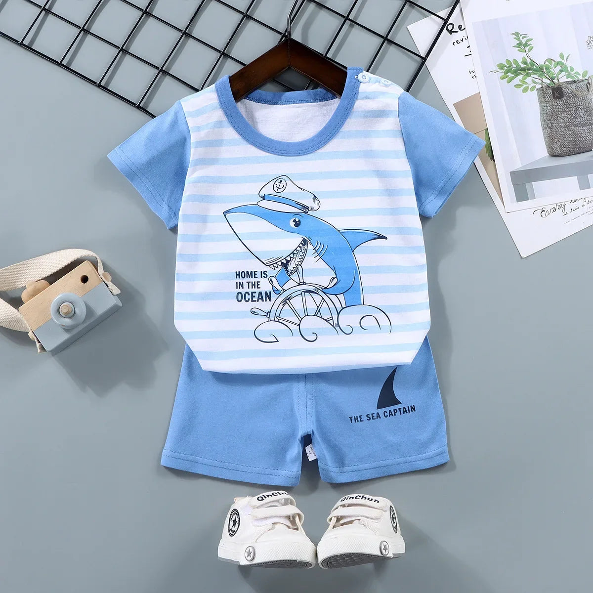 🧒 SunnyTwins Cotton Set – Ropa Infantil de Verano 2 Piezas Conjunto 2 Piezas Niños NovaVitalShop style 4 6T-7T