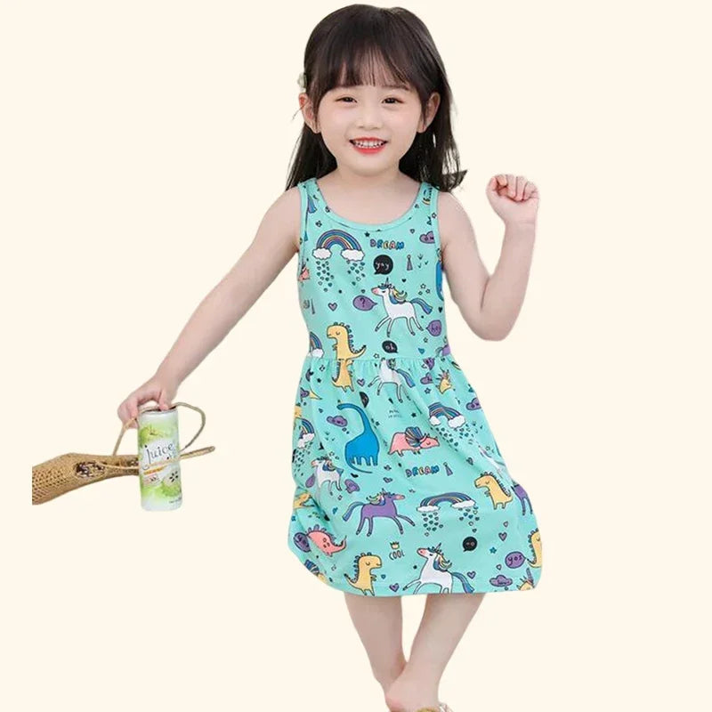 👧 PrincessBloom Summer Dress – Vestido Infantil de Verano para Niñas Ropa de Verano para Niñas NovaVitalShop
