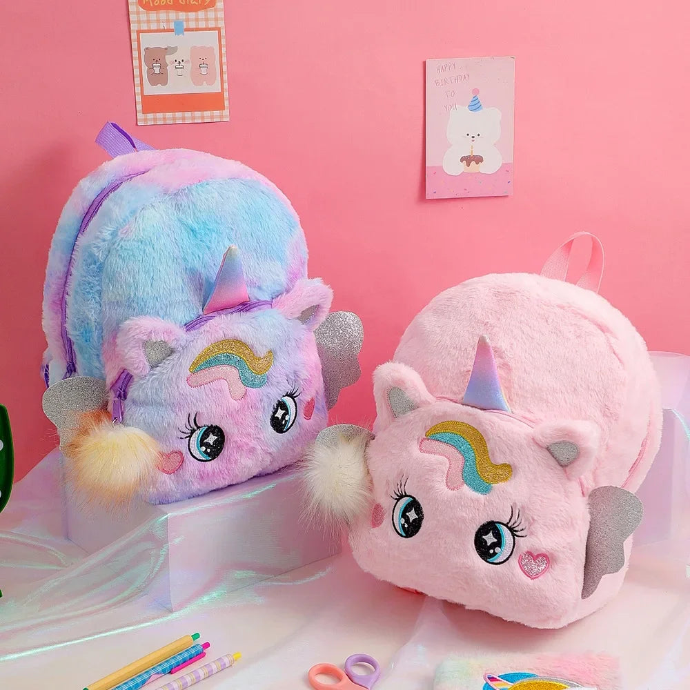 Mochila Escolar Infantil Unicornio – Estilo Princesa para Niñas (3–5 años, Espalda Acolchada) accesorios NovaVitalShop