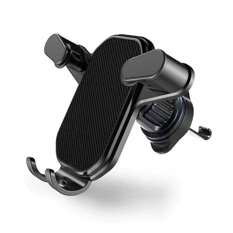 Soporte de Teléfono por Gravedad para Auto – Montaje en Ventilación, Compatible con Móviles de 4.7–7" (iPhone, Samsung, Xiaomi) auto NovaVitalShop Black-1
