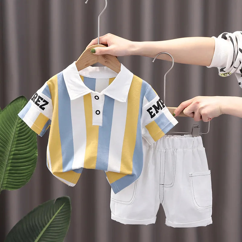 🧒 StyleTwins Cotton Set – Conjunto Infantil de Verano 2 Piezas Conjuntos Infantiles / Ropa Deportiva Infantil / Sets 2 Piezas NovaVitalShop