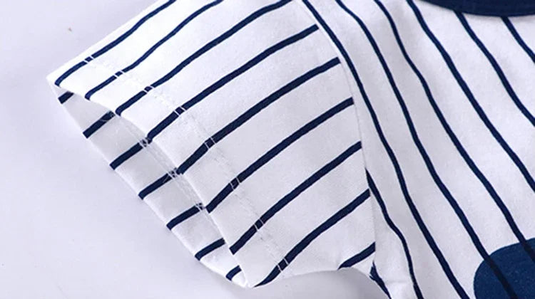 👕 Conjunto de Verano para Bebé – Camiseta y Shorts, Estilo Deportivo Unisex bebe NovaVitalShop
