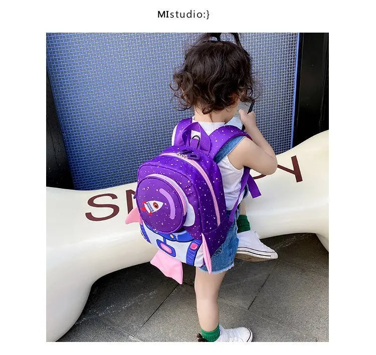 Mochila Infantil Cartoon – Mini Backpack con Correa de Seguridad para Niños y Niñas (2–6 años) accesorios NovaVitalShop