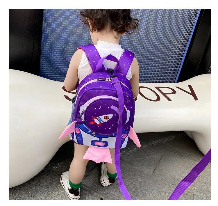 Mochila Infantil Cartoon – Mini Backpack con Correa de Seguridad para Niños y Niñas (2–6 años) accesorios NovaVitalShop