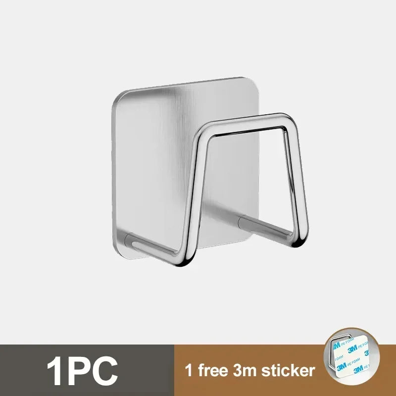 Estante de Cocina Multifuncional – Organizador de Trapos, Especias y Escurridor sin Taladro | Accesorio para Fregadero y Grifo Organizadores de cocinas NovaVitalShop 1 Sponge Hook