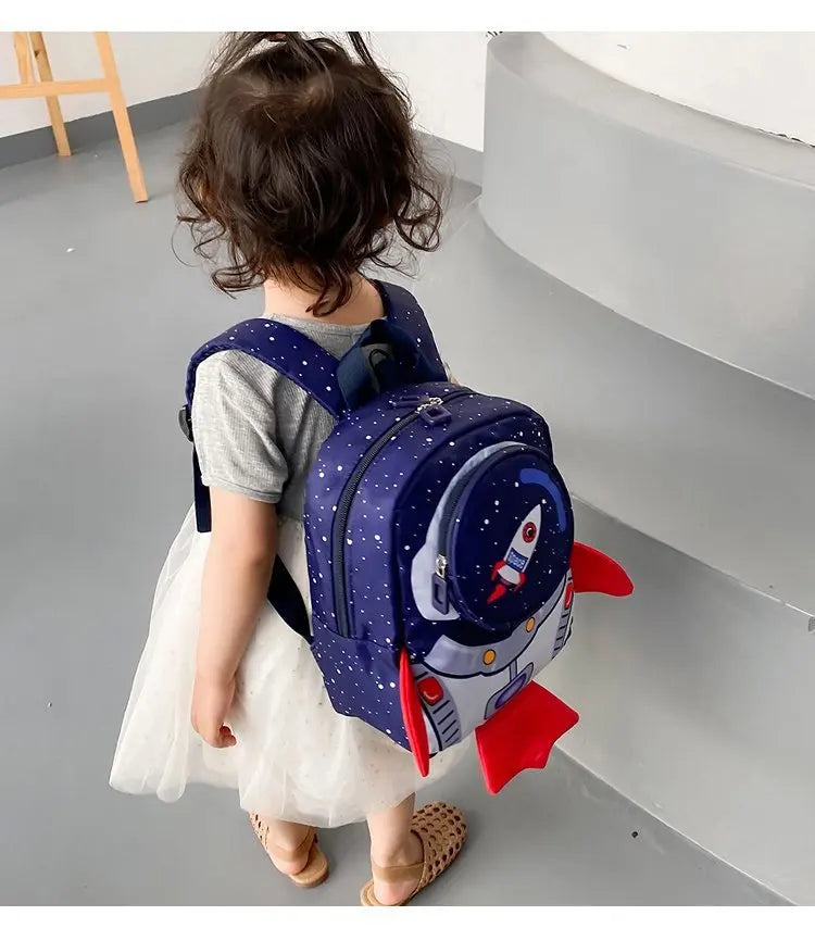 Mochila Infantil Cartoon – Mini Backpack con Correa de Seguridad para Niños y Niñas (2–6 años) accesorios NovaVitalShop