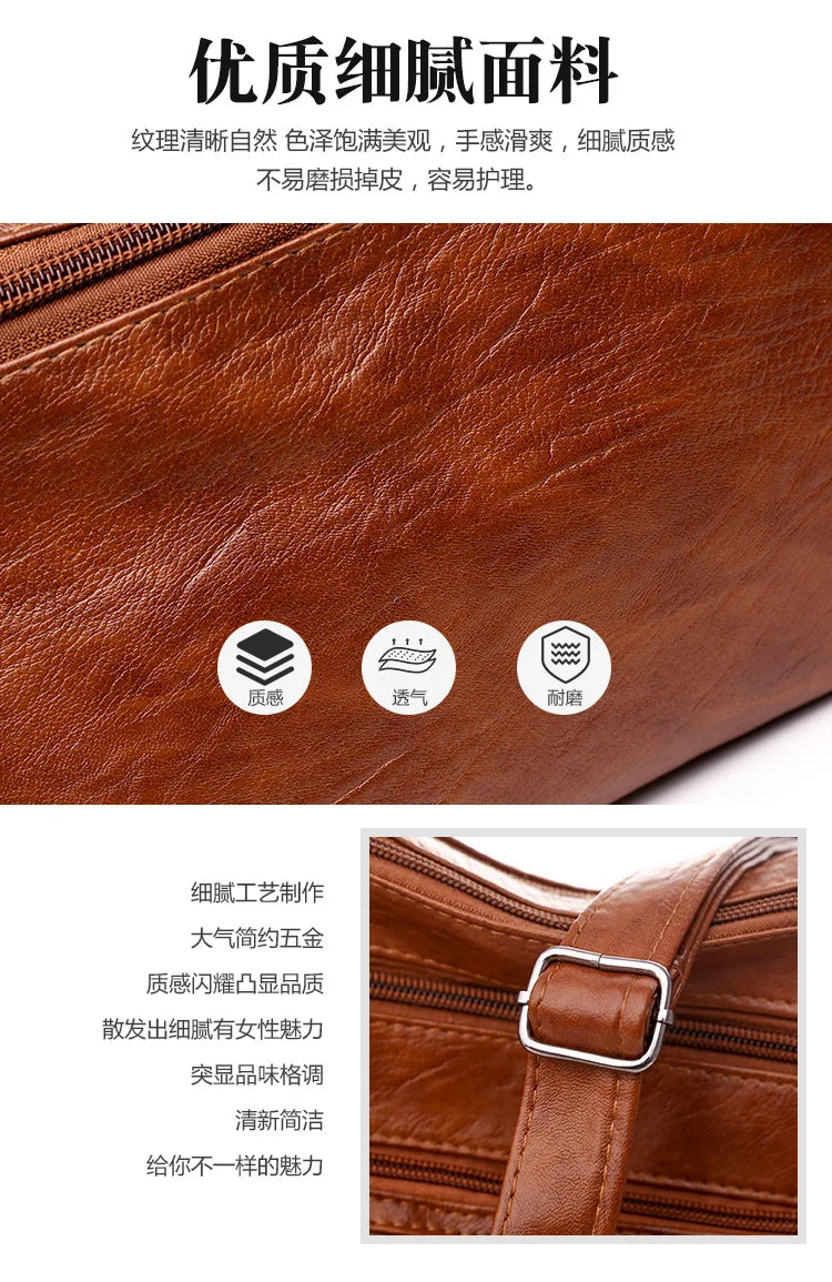 Bolso Cruzado Mujer – Estilo Retro con Cuero Suave PU y Gran Capacidad (Correa Ajustable) accesorios NovaVitalShop