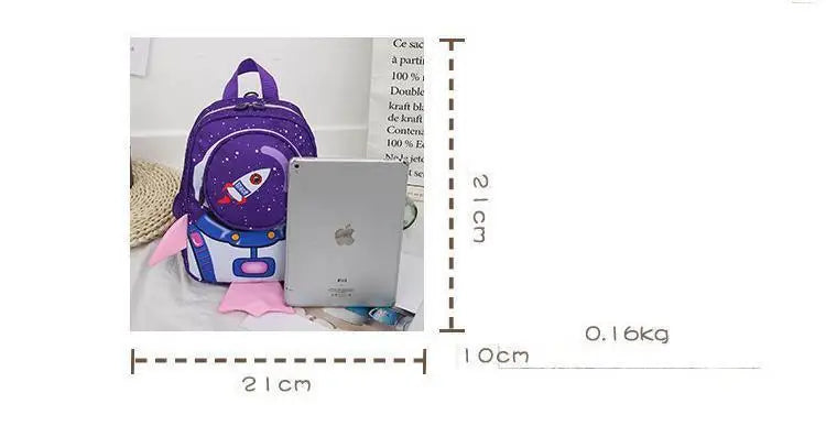 Mochila Infantil Cartoon – Mini Backpack con Correa de Seguridad para Niños y Niñas (2–6 años) accesorios NovaVitalShop