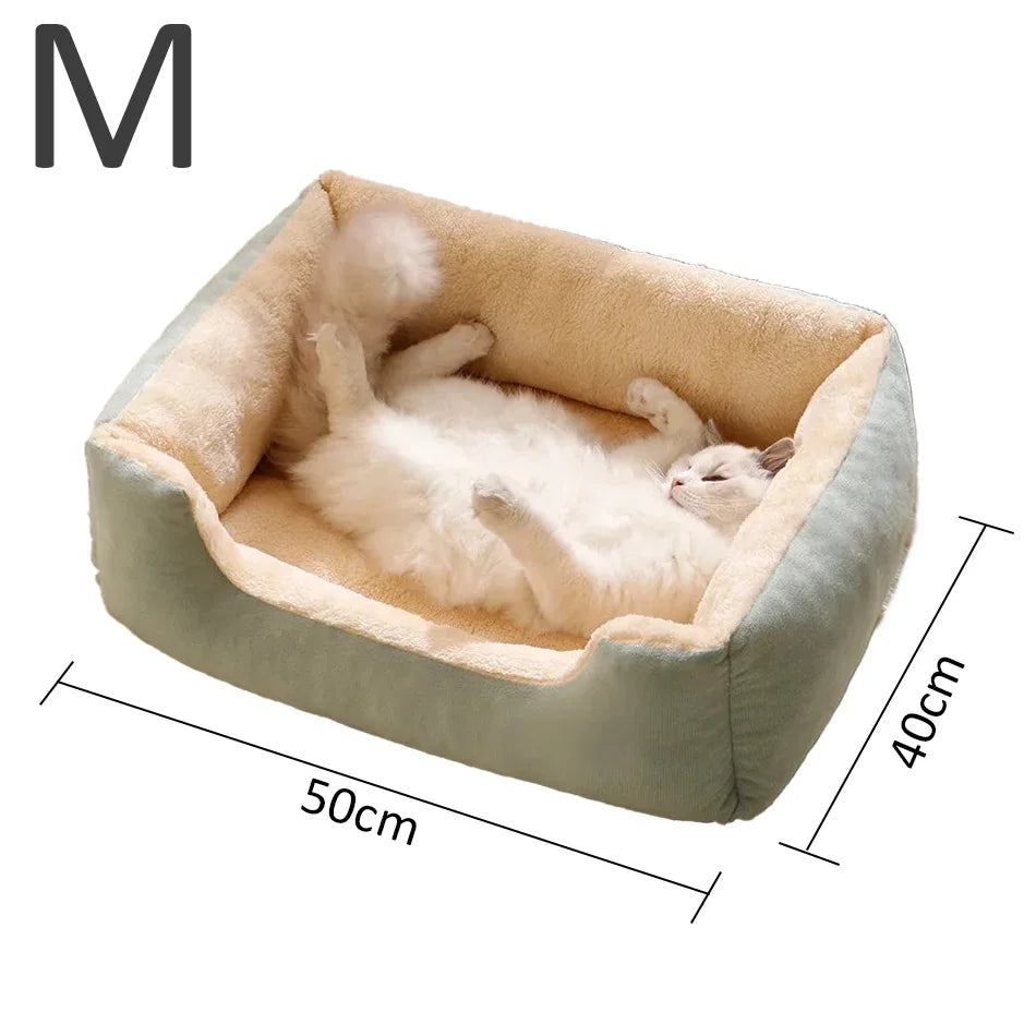 🐱 SnuggleNest – Cama Acolchada para Mascotas : Camas para mascotas / Pet Beds / Accesorios para descanso animal NovaVitalShop