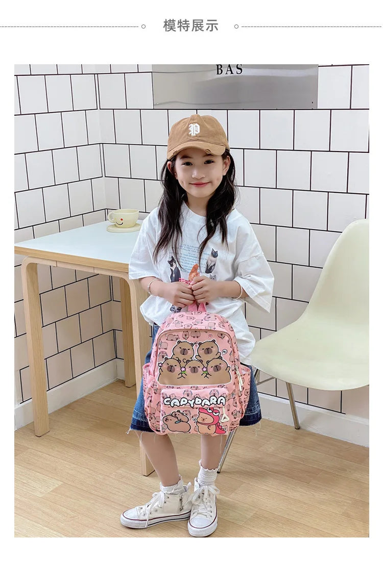 Mochila Escolar 2025 – Diseño Cartoon Elegante, Gran Capacidad y Estilo Juvenil (20–35 L) accesorios NovaVitalShop