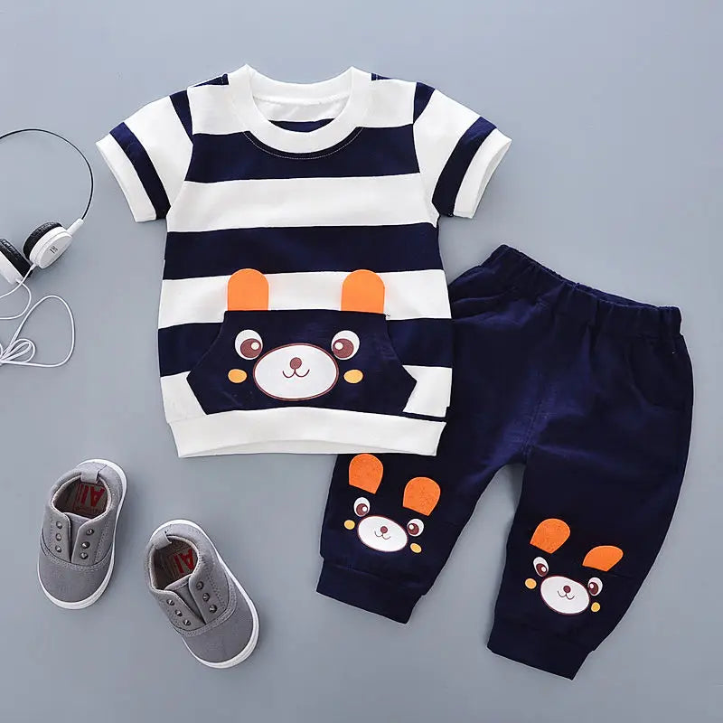 🧒 StyleTwins Cotton Set – Conjunto Infantil de Verano 2 Piezas Conjuntos Infantiles / Ropa Deportiva Infantil / Sets 2 Piezas NovaVitalShop
