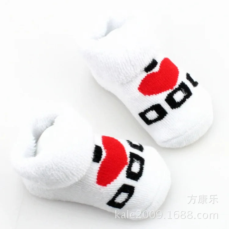 🧦 Medias Suaves con Letras para Bebé – Primavera/Verano, Algodón, Unisex bebe NovaVitalShop