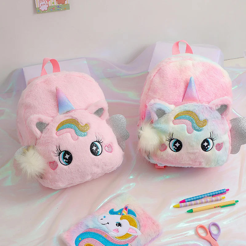 Mochila Escolar Infantil Unicornio – Estilo Princesa para Niñas (3–5 años, Espalda Acolchada) accesorios NovaVitalShop