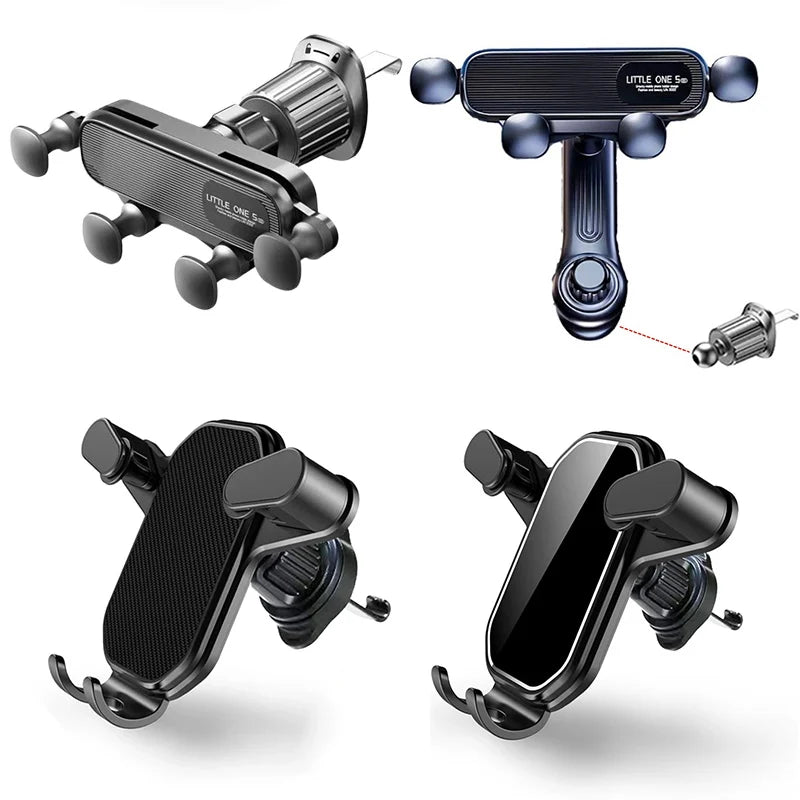 Soporte de Teléfono por Gravedad para Auto – Montaje en Ventilación, Compatible con Móviles de 4.7–7" (iPhone, Samsung, Xiaomi) auto NovaVitalShop