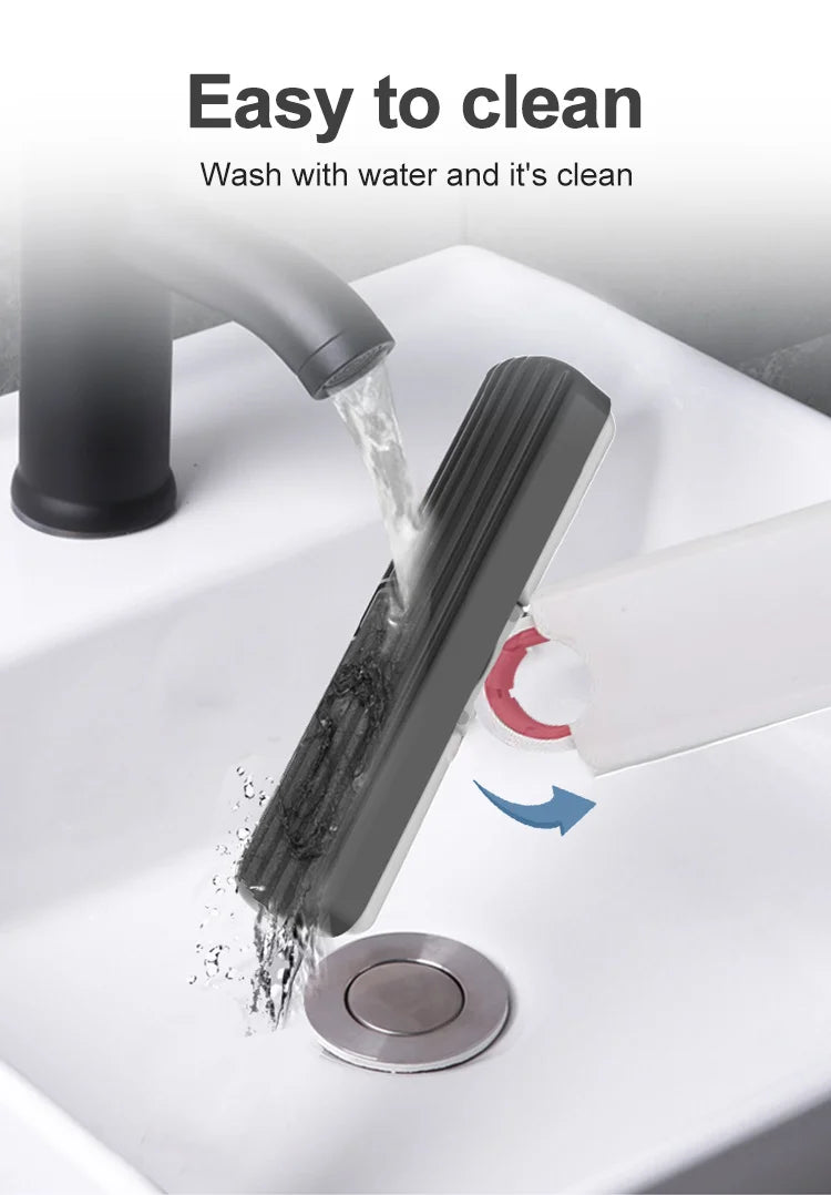Mini Mop Plegable con Exprimido Automático – Compacto, Absorbente y Versátil para Hogar, Oficina y Auto accesorios NovaVitalShop