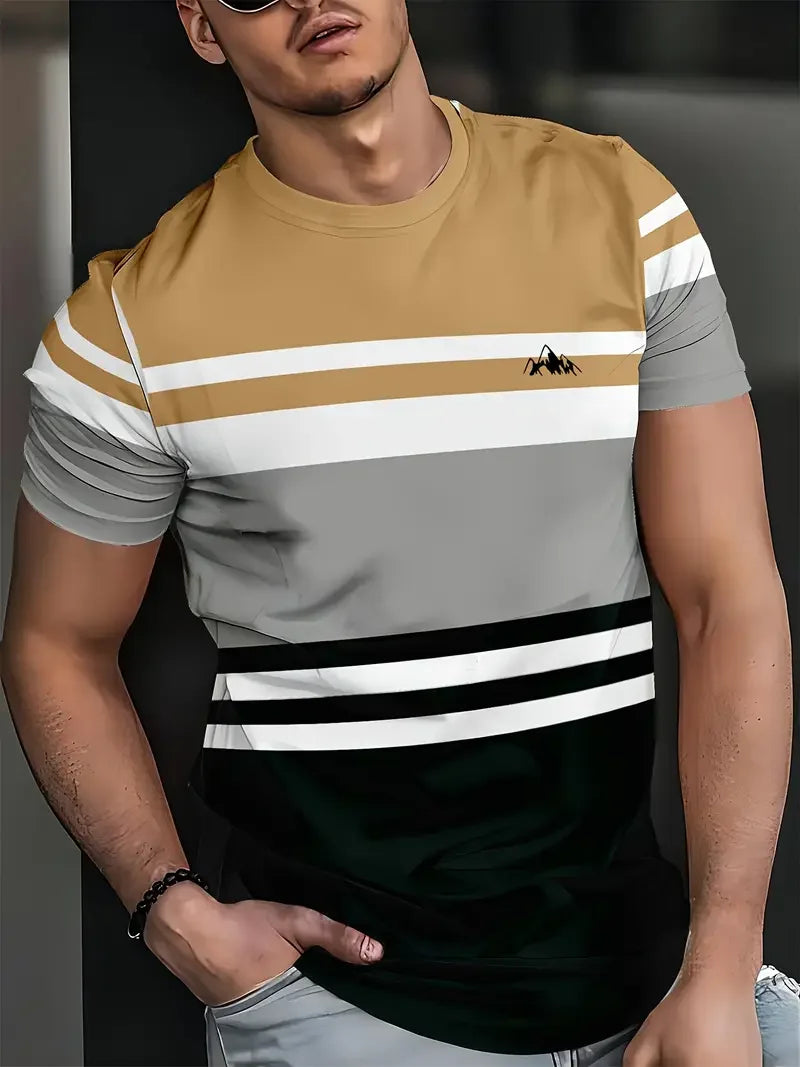 Camiseta VitalFlex Hombre – Cuello Redondo, Secado Rápido, Transpirable, Ideal para Entrenamiento y Uso Diario (S–2XL) Camisetas Oversized NovaVitalShop F202502250961531 2XS