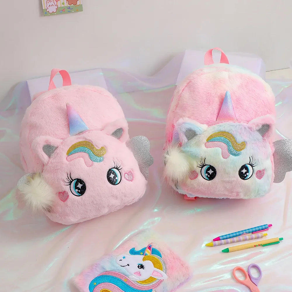 Mochila Escolar Infantil Unicornio – Estilo Princesa para Niñas (3–5 años, Espalda Acolchada) accesorios NovaVitalShop