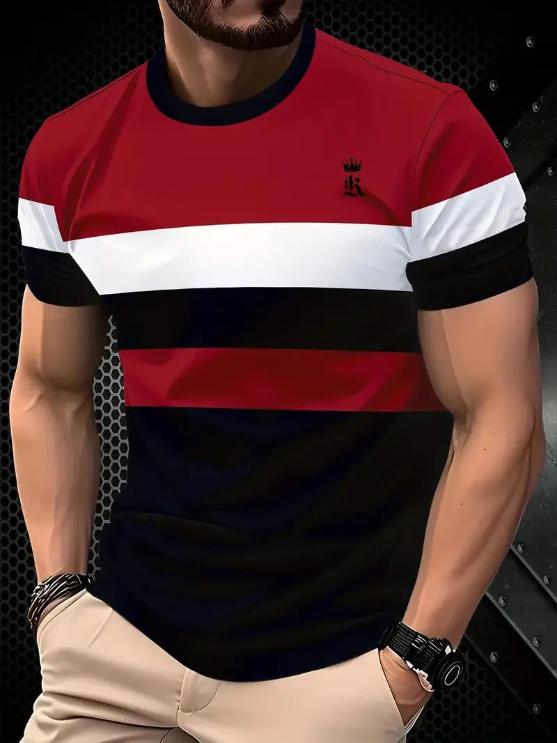Camiseta VitalFlex Hombre – Cuello Redondo, Secado Rápido, Transpirable, Ideal para Entrenamiento y Uso Diario (S–2XL) Camisetas Oversized NovaVitalShop