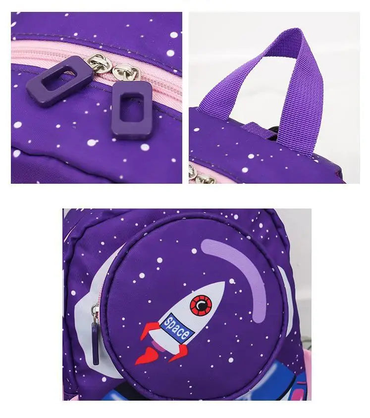 Mochila Infantil Cartoon – Mini Backpack con Correa de Seguridad para Niños y Niñas (2–6 años) accesorios NovaVitalShop
