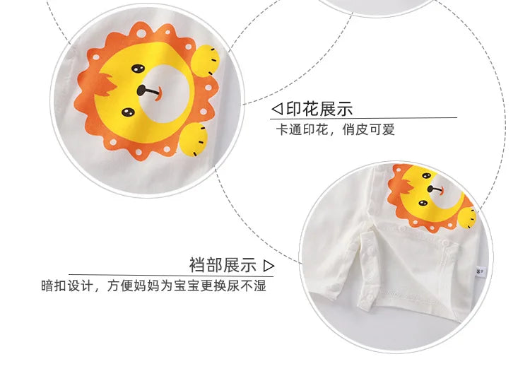 👶 Enterito de Verano para Bebé – Estampado Animal, Sin Mangas, Unisex bebe NovaVitalShop