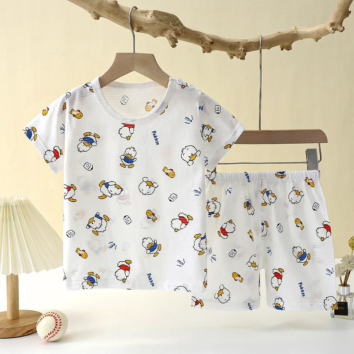 🧒 DreamCotton Sleep Set – Pijama Infantil de Verano 2 Piezas Conjuntos Infantiles / Ropa Deportiva Infantil / Sets 2 Piezas NovaVitalShop Style 8 12M